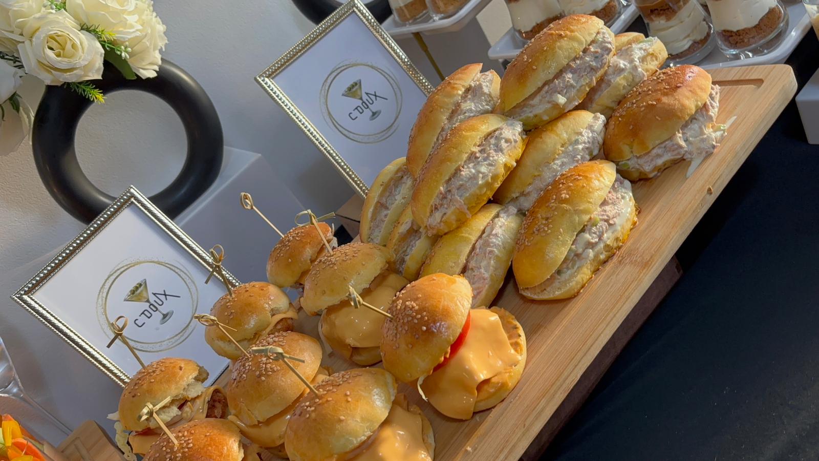 Mini burgers apéritifs C'DOUX