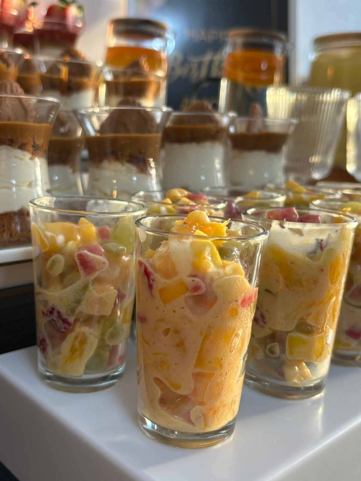 Verrines salade de fruits C'DOUX